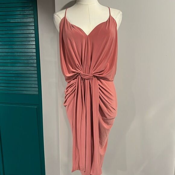MISA NWT Domino Draped Dress - small - Picture 2 of 6